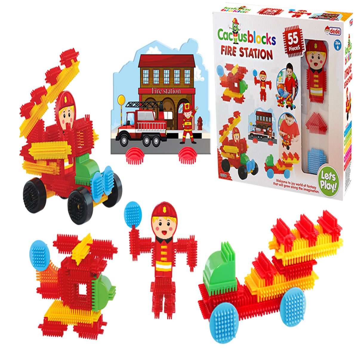 DEDE 03308 KAKTÜS BLOK İTFAİYE İSTASYONU 55 PARÇA 1