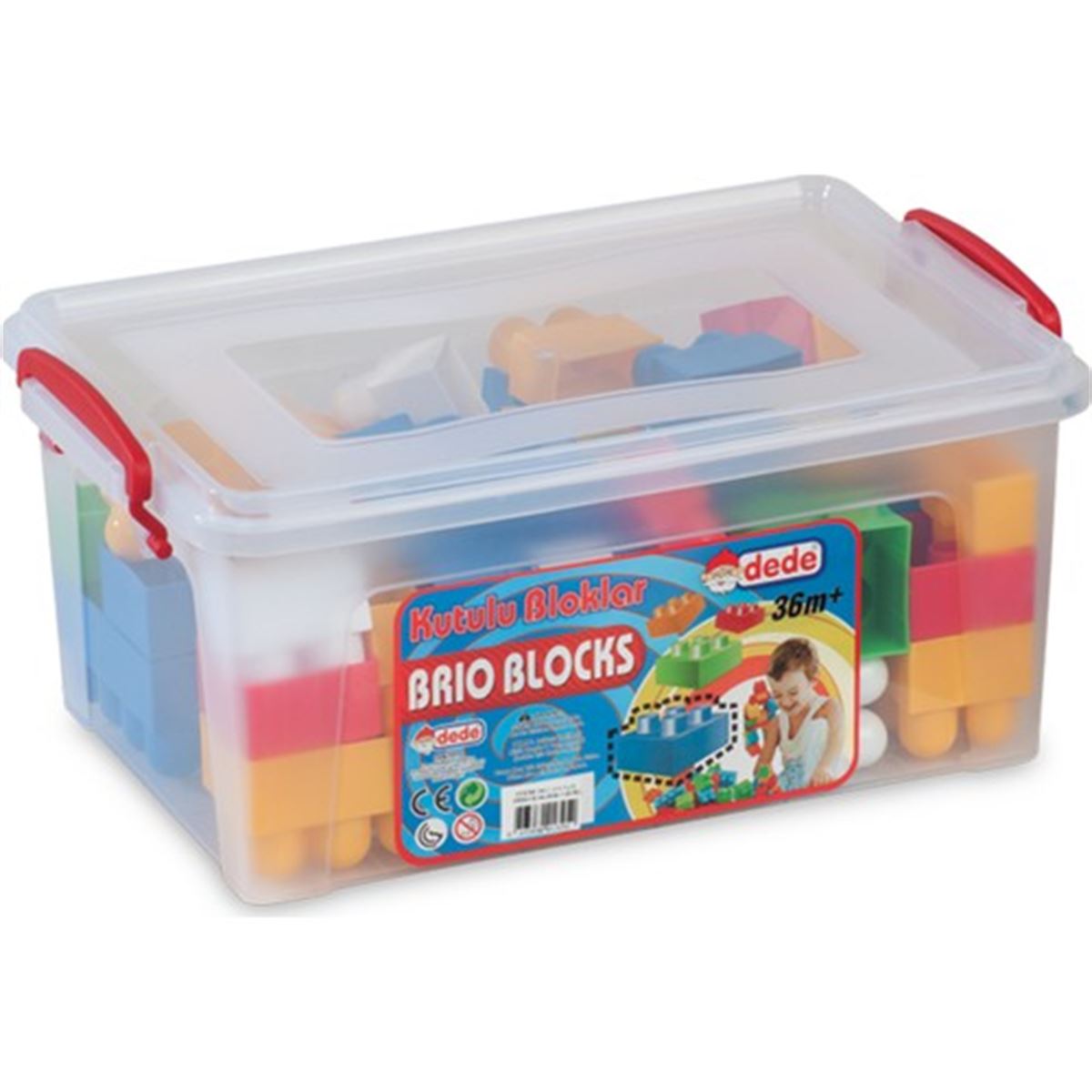 DEDE 01325 LEGO KUTULU BLOKLAR NO:1 58 PARÇA 1