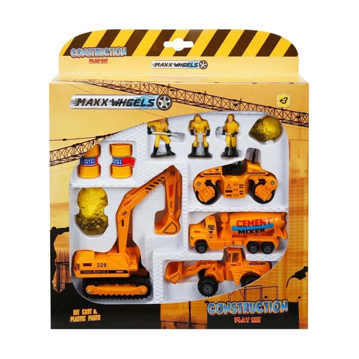 SUNMAN İNŞAAT ARAÇLARI SETİ 9-11 PARÇA 19021-PT-2021 1