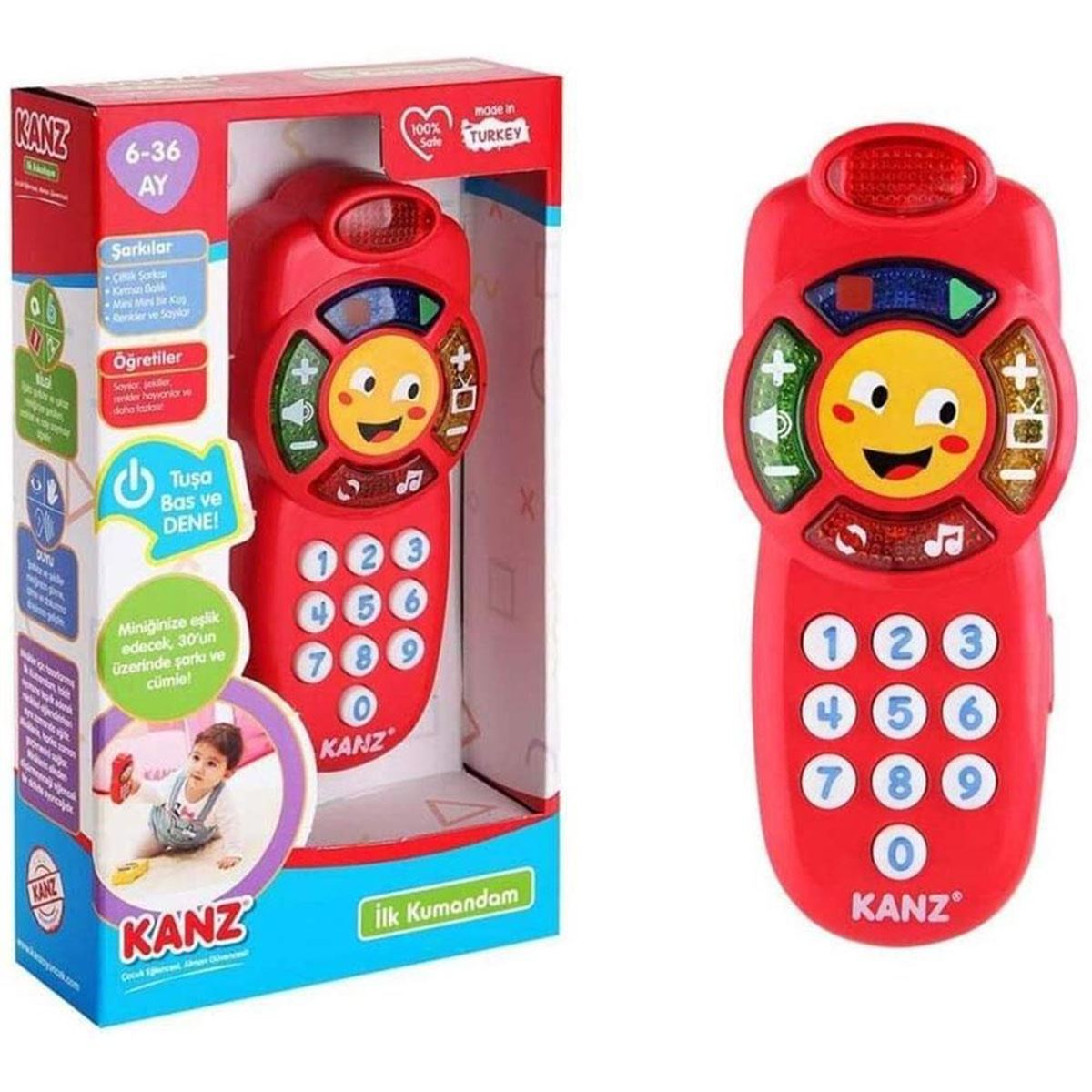 LC İLK KUMANDAM LC-30512 EĞİTİCİ PİLLİ SESLİ IŞKILI 6M+ 1