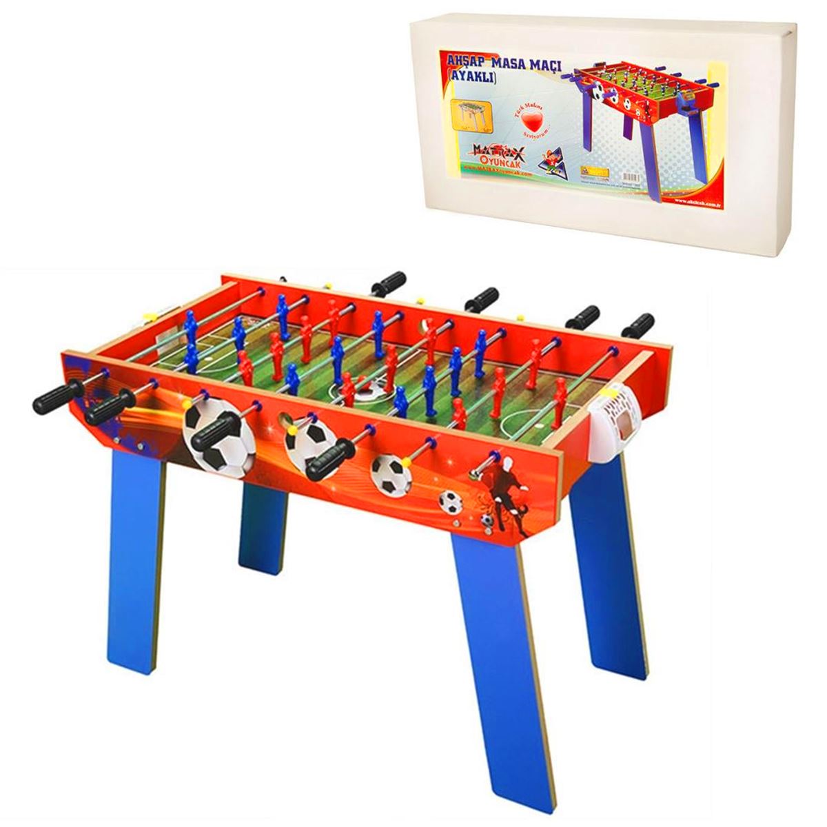 MATRAX LANGIRT 403 AHŞAP MASA MAÇI AYAKLI  93x68x59 1