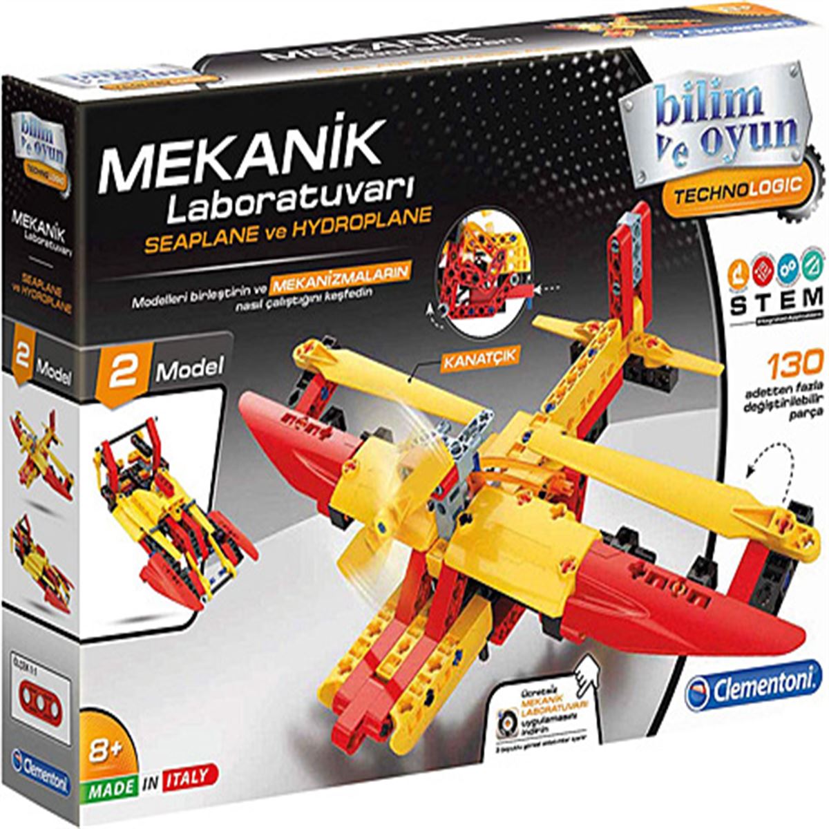 CLEMENTONİ OYUNCAK 64436 MEKANİK LABORATUVARI SEAPLANE 1