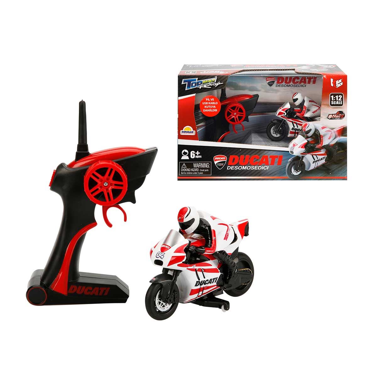 SUNMAN 84470 MOTOR DUCATI DESMO SÜRÜCÜLÜ U-K 1:12 1