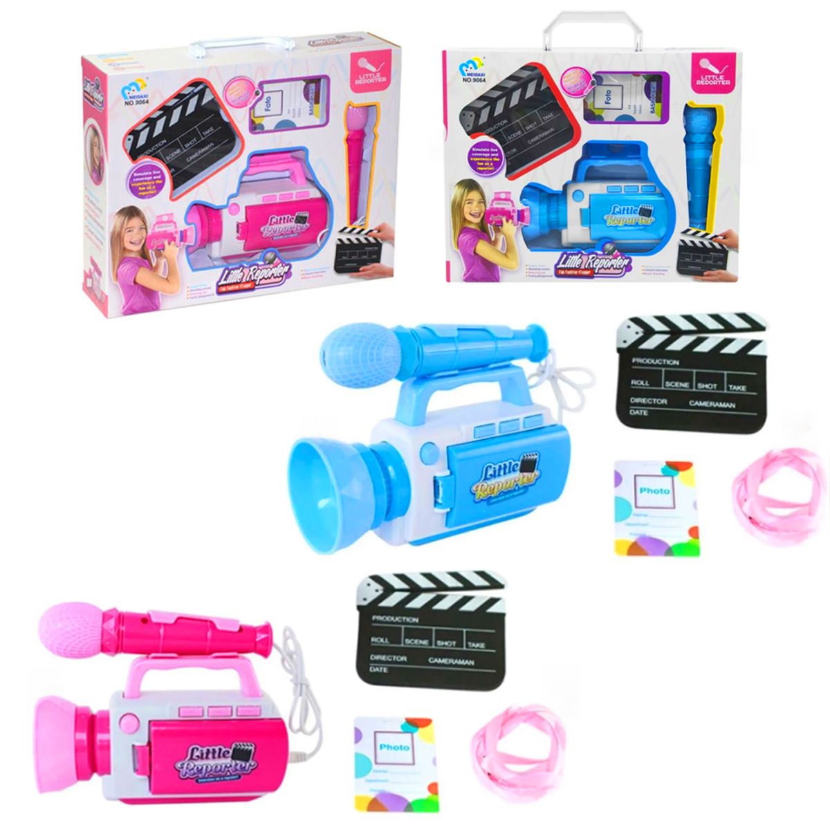 CANEM TÜRKÇE KAMERA 9064 CESUR MUHABİR PİLLİ SESLİ IŞIKLI 3+ 1