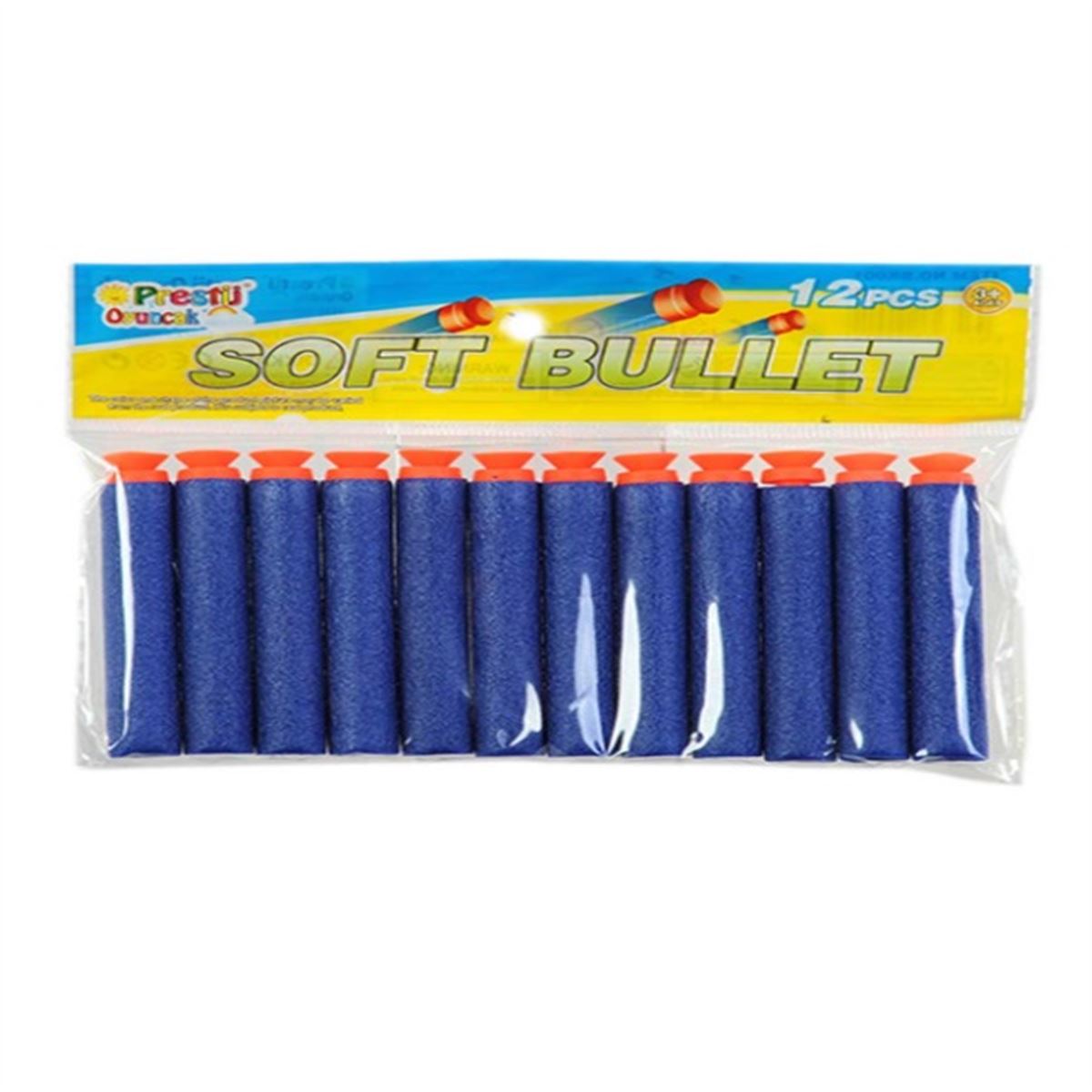 PRESTİJ SOFT MERMİ 001 YEDEK NERF MERMİSİ 12 Lİ POŞETTE 1