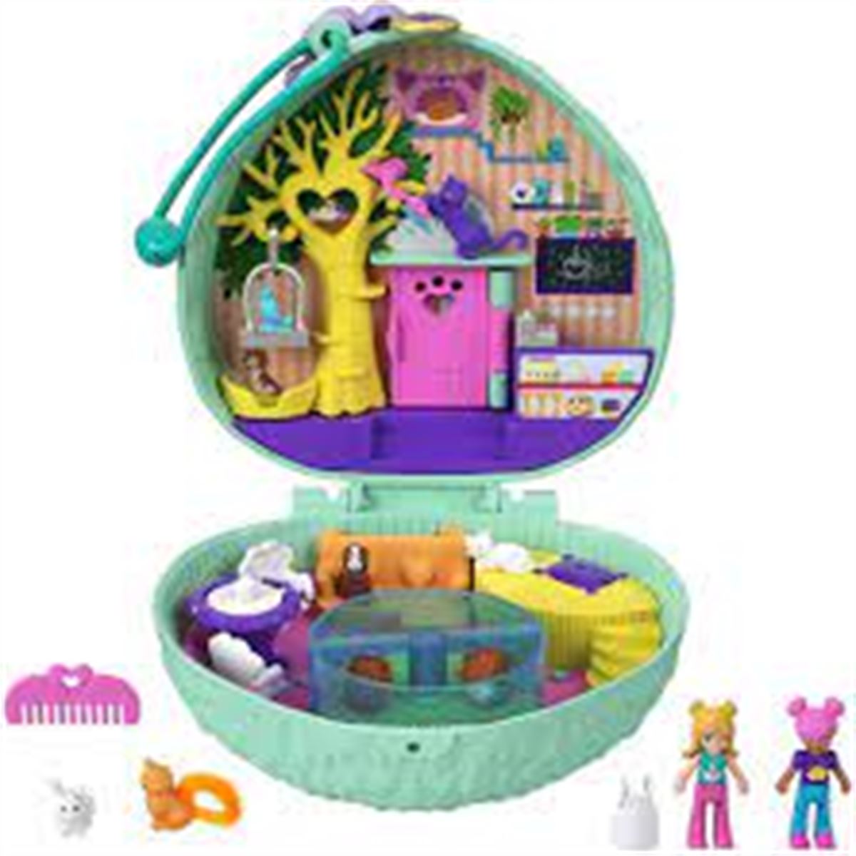 MATTEL OYUNCAK FRY35 POLLY POCKET VE MACERALARI MİCRO OYUN SETİ 1