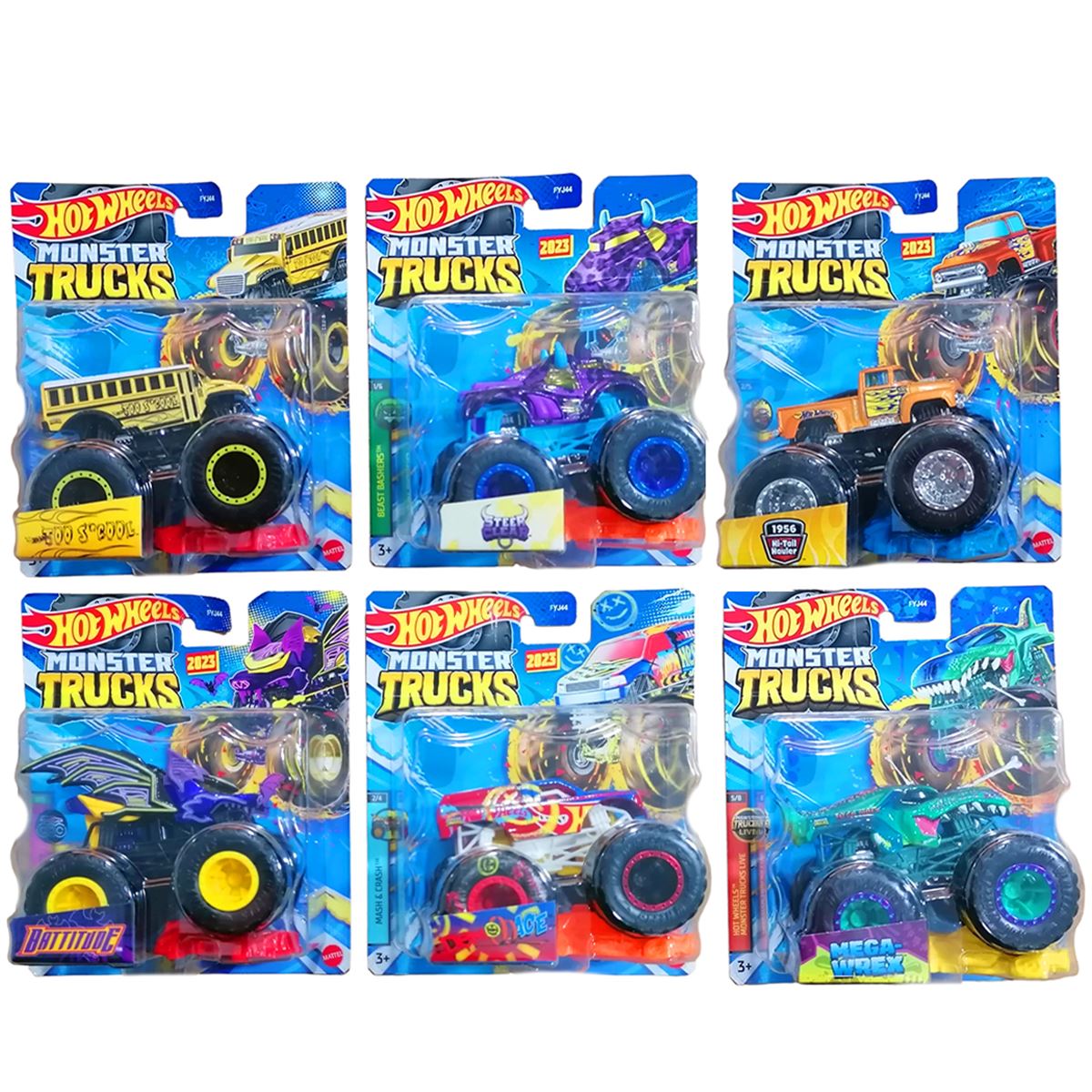 HOT WHEELS FYJ44 MONSTER TRUCKS ARABALAR 1.64 3+ 1