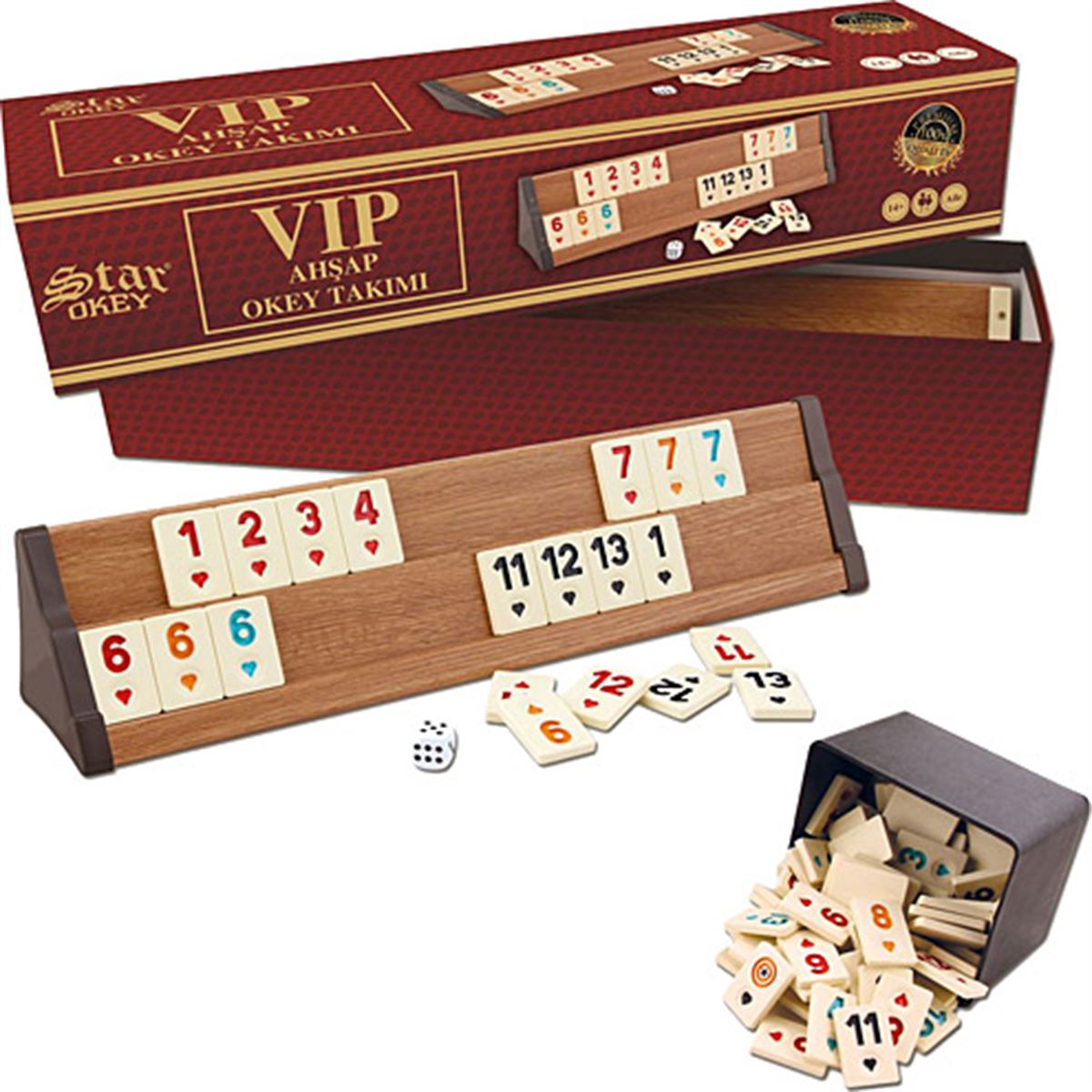 STAR AHŞAP OKEY TAKIMI VİP 1010464 1
