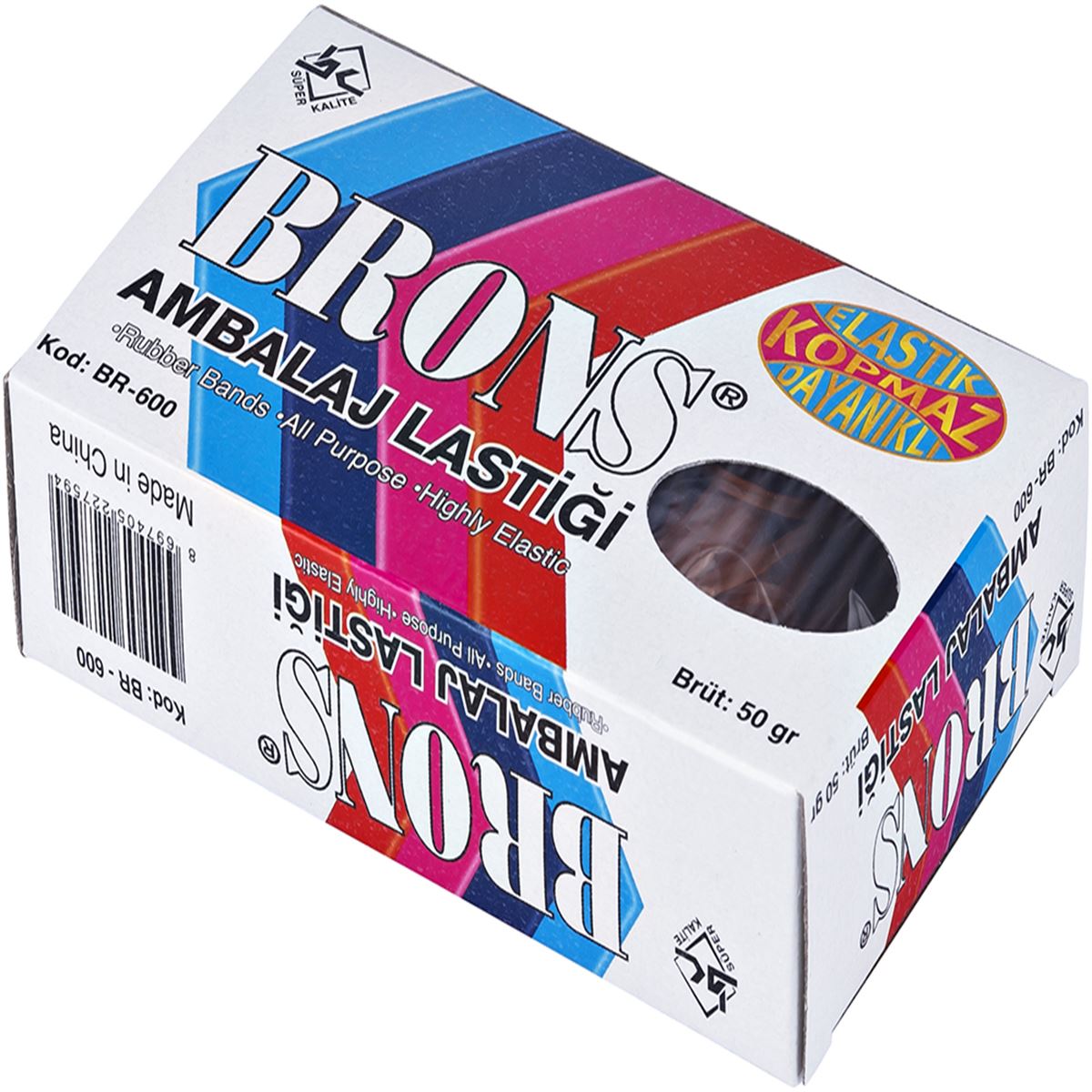 BRONS PAKET LASTİĞİ BR-600 50 GR. KUTULU 1