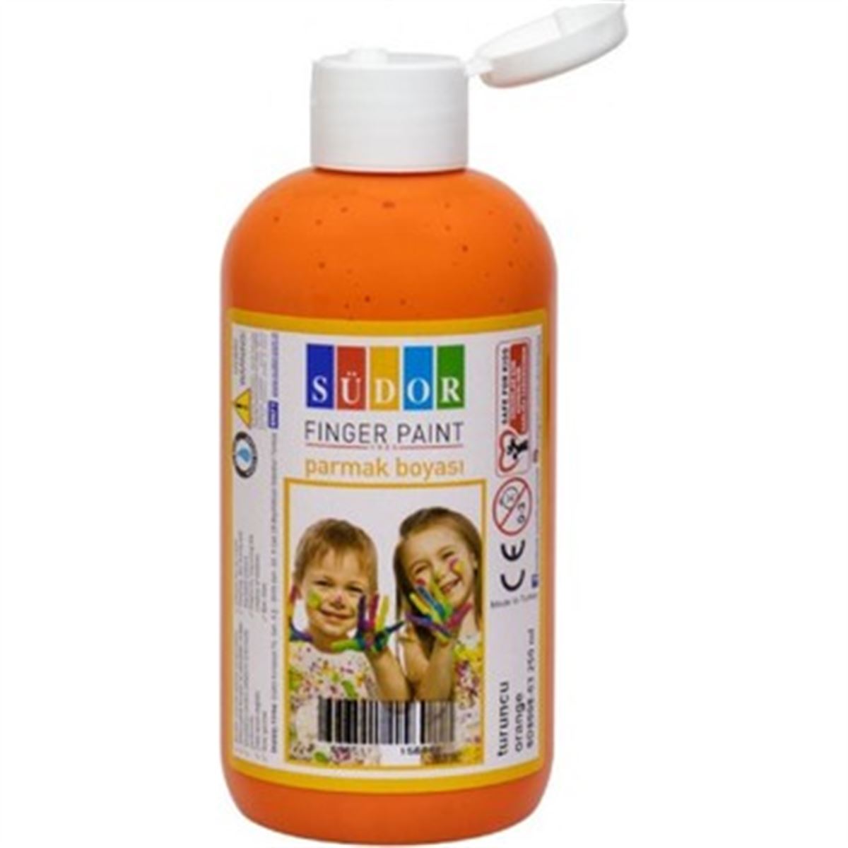SÜDOR PARMAK BOYASI 250 ML TURUNCU SD8008-03 1