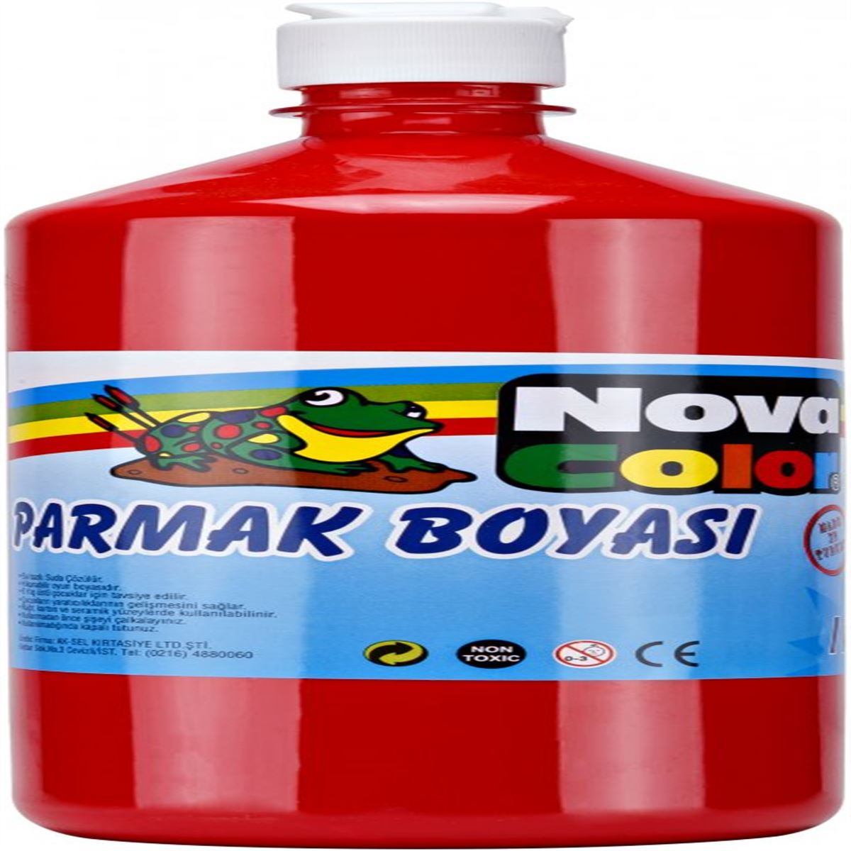 NOVA COLOR PARMAK BOYASI 1000 GR KIRMIZI NC-316 1
