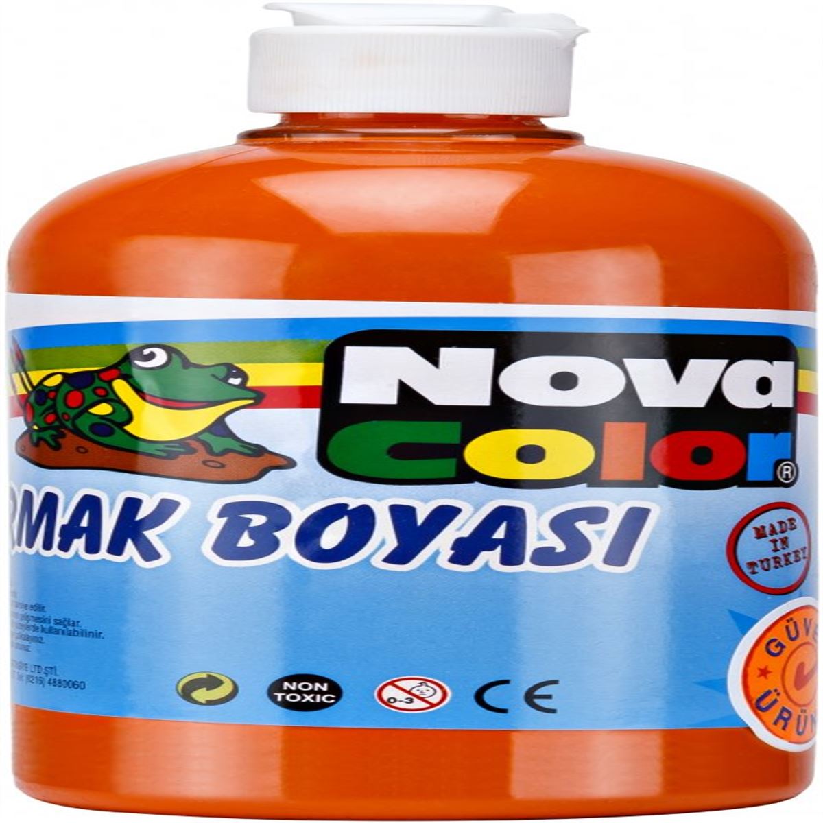NOVA COLOR PARMAK BOYASI 500 GR TURUNCU NC-377 1