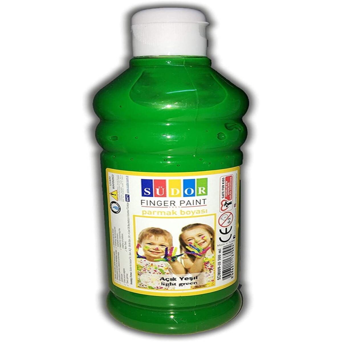 SÜDOR PARMAK BOYASI 500 ML AÇIK YEŞİL SD8009-10 1