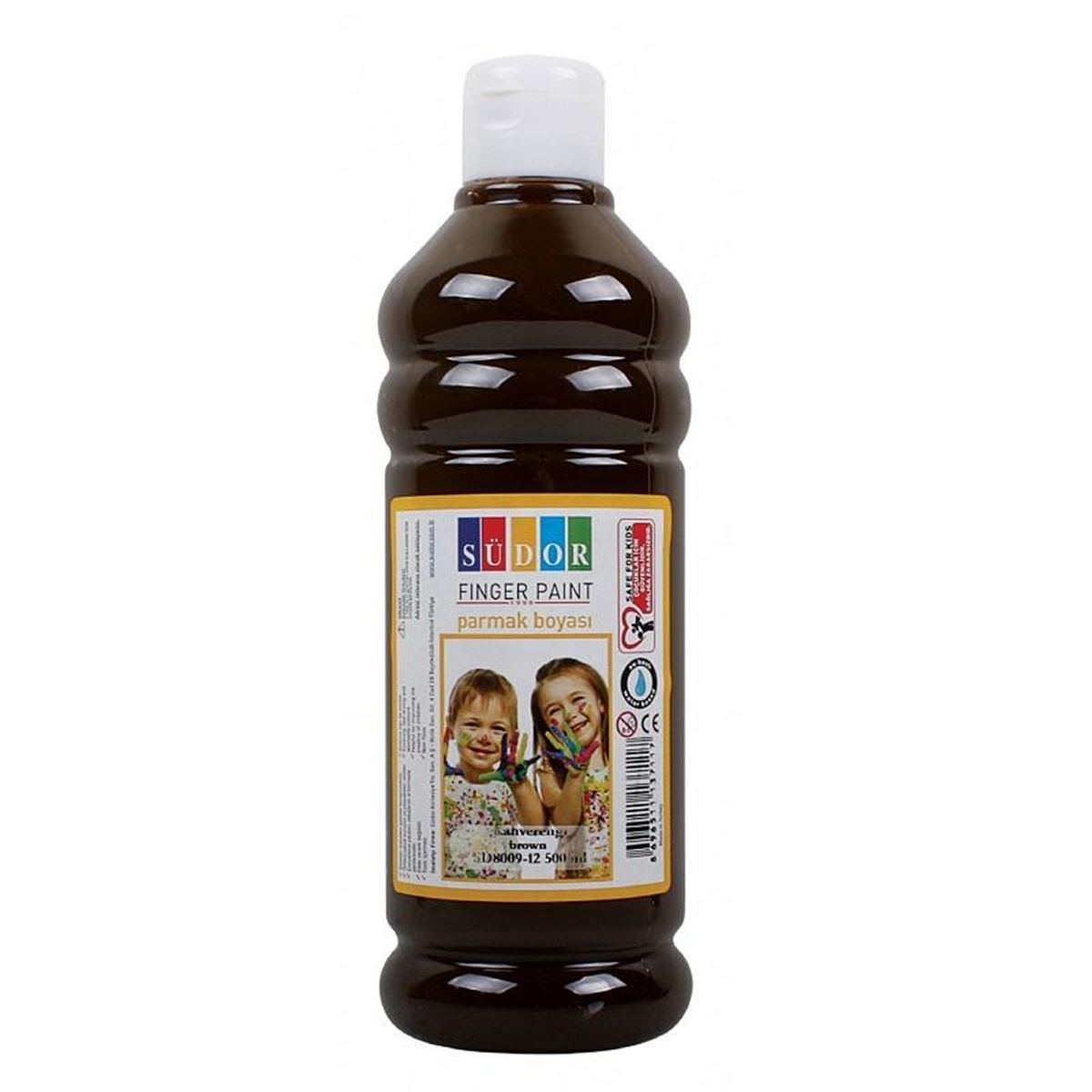 SÜDOR PARMAK BOYASI 500 ML KAHVERENGİ SD8009-12 1