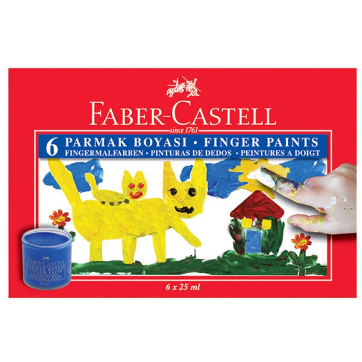 FABER PARMAK BOYASI ŞİŞE 25 ML. 6 LI 160402 1