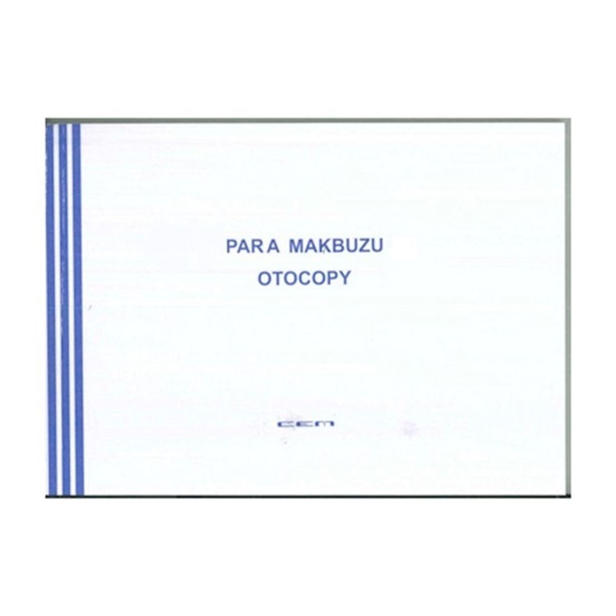 CEM PARA MAKBUZU 2/50 2 NÜSHA OTOKOPİLİ 12 Lİ 1