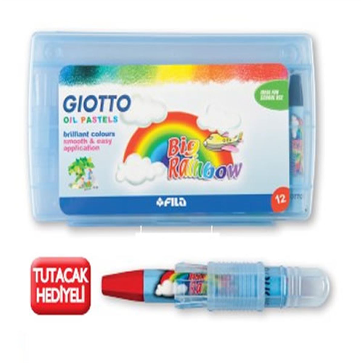 GİOTTO PASTEL BOYA 12 RENK YAĞLI 295100 1