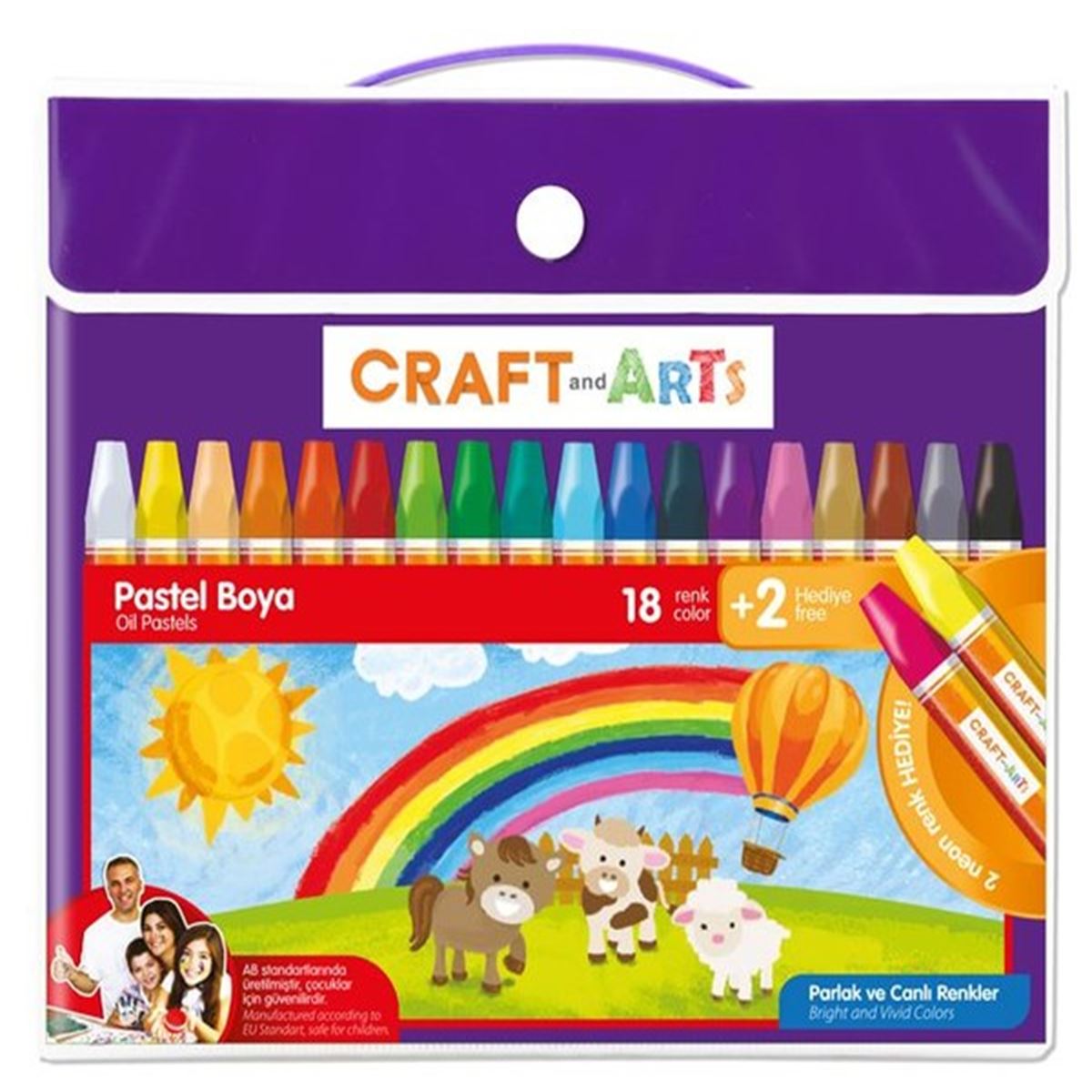 UMIX CRAFT PASTEL BOYA 18+2 RENK U1518-CK 1