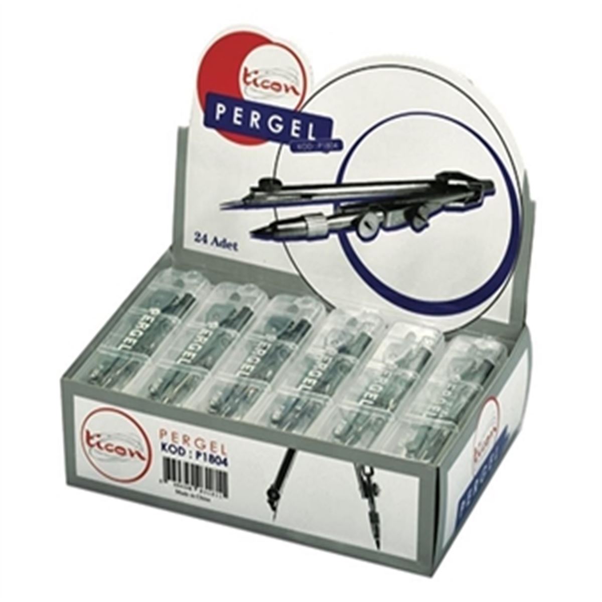 TİCON PERGEL SETİ METAL 10559 P1804 1