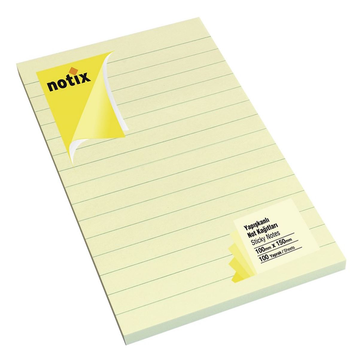 UMUR NOTIX POST-İT N-PÇ-100150 100x150 ÇİZGİLİ 100 YP. 1