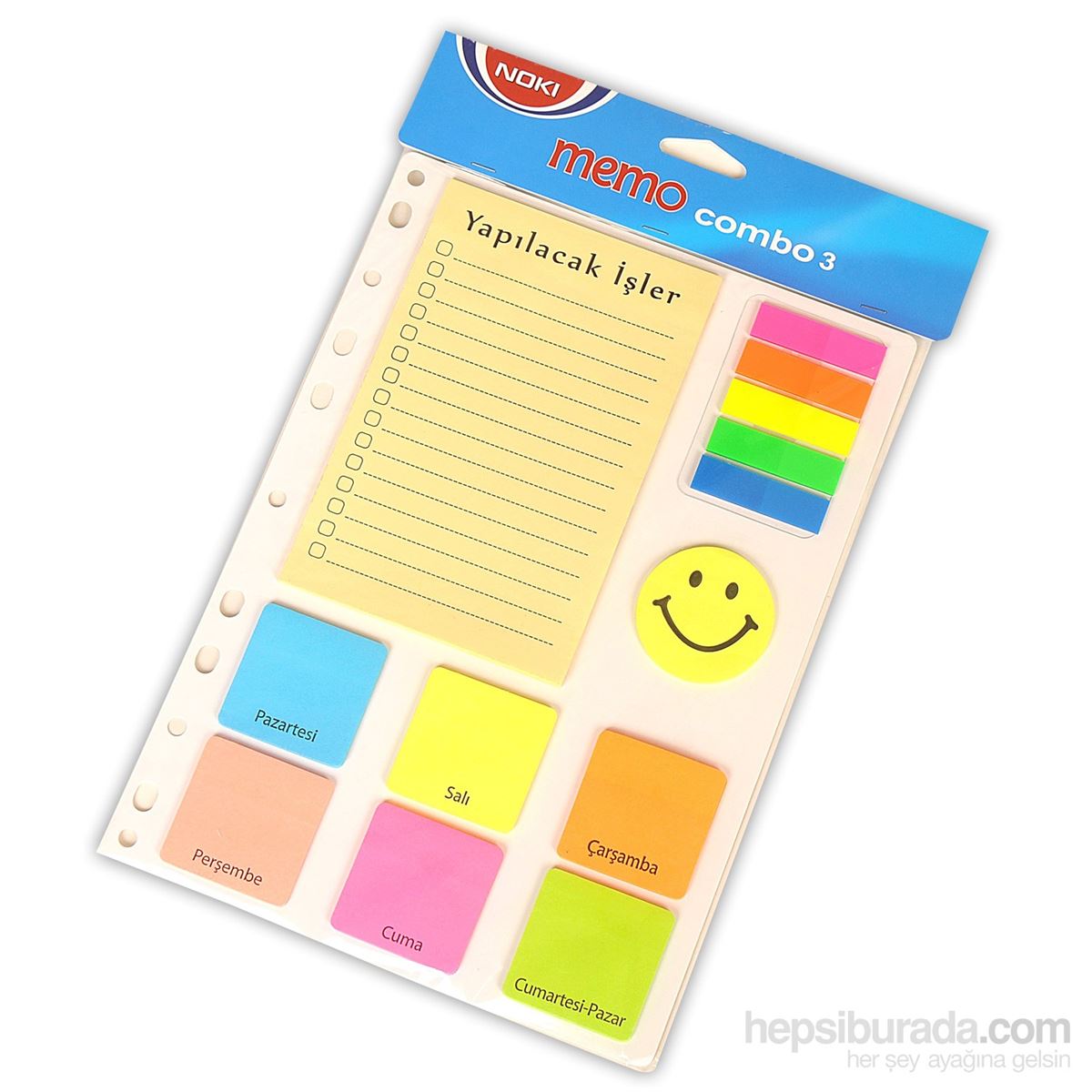 NOKİ POST-İT 12700 MEMO COMBO A4 KARIŞIK 15 Lİ 1
