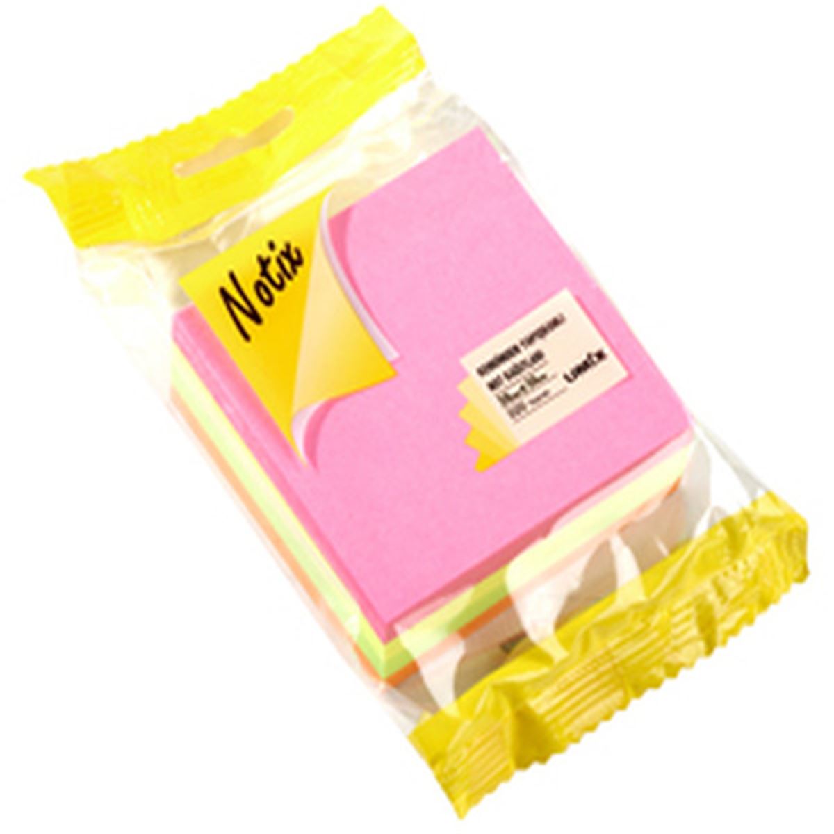 NOTİX YAPIŞKANLI NOT KAĞIDI 50x50 4 RENK 320 YP N-4R-5050-FP 1