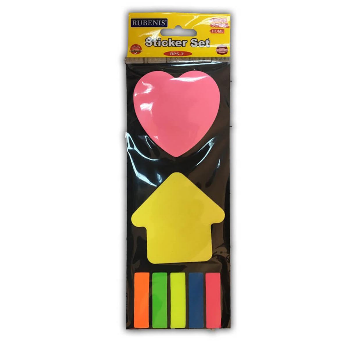 RUBENİS YAPIŞKANLI NOT KAĞIDI SETİ KARIŞIK RPS-7 1