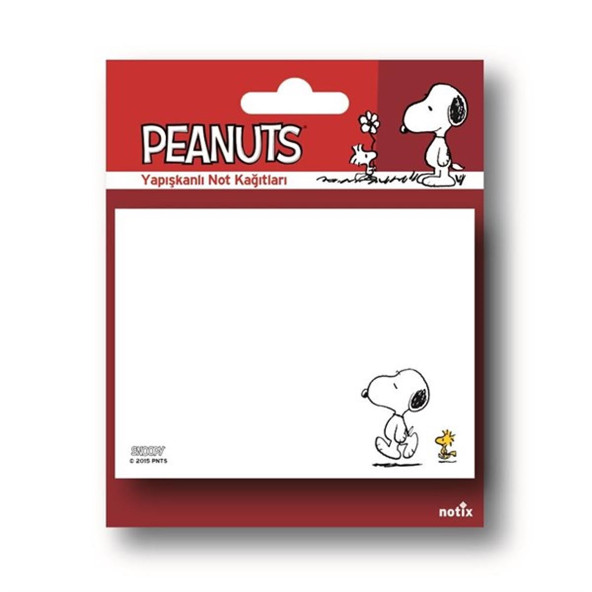 NOTİX YAPIŞKANLI NOT KAĞIDI PEANUTS 100x75 50 YP SNOOPY-K-FP 1