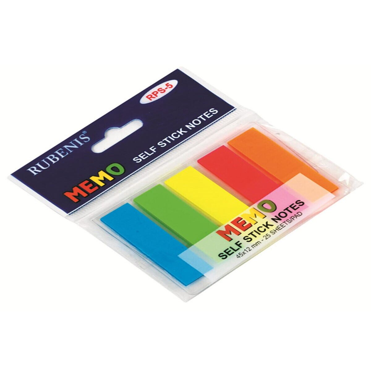 RUBENİS İNDEX FİLM 45x12 MM 5 RENK 48 Lİ RPS-5 1