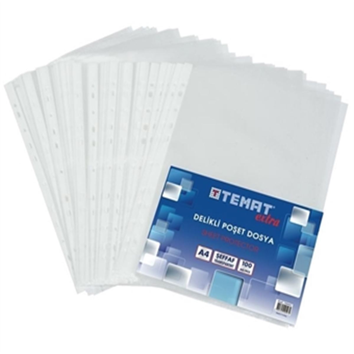 TEMAT POŞET DOSYA A4 EKSTRA 100 LÜ 194441 1