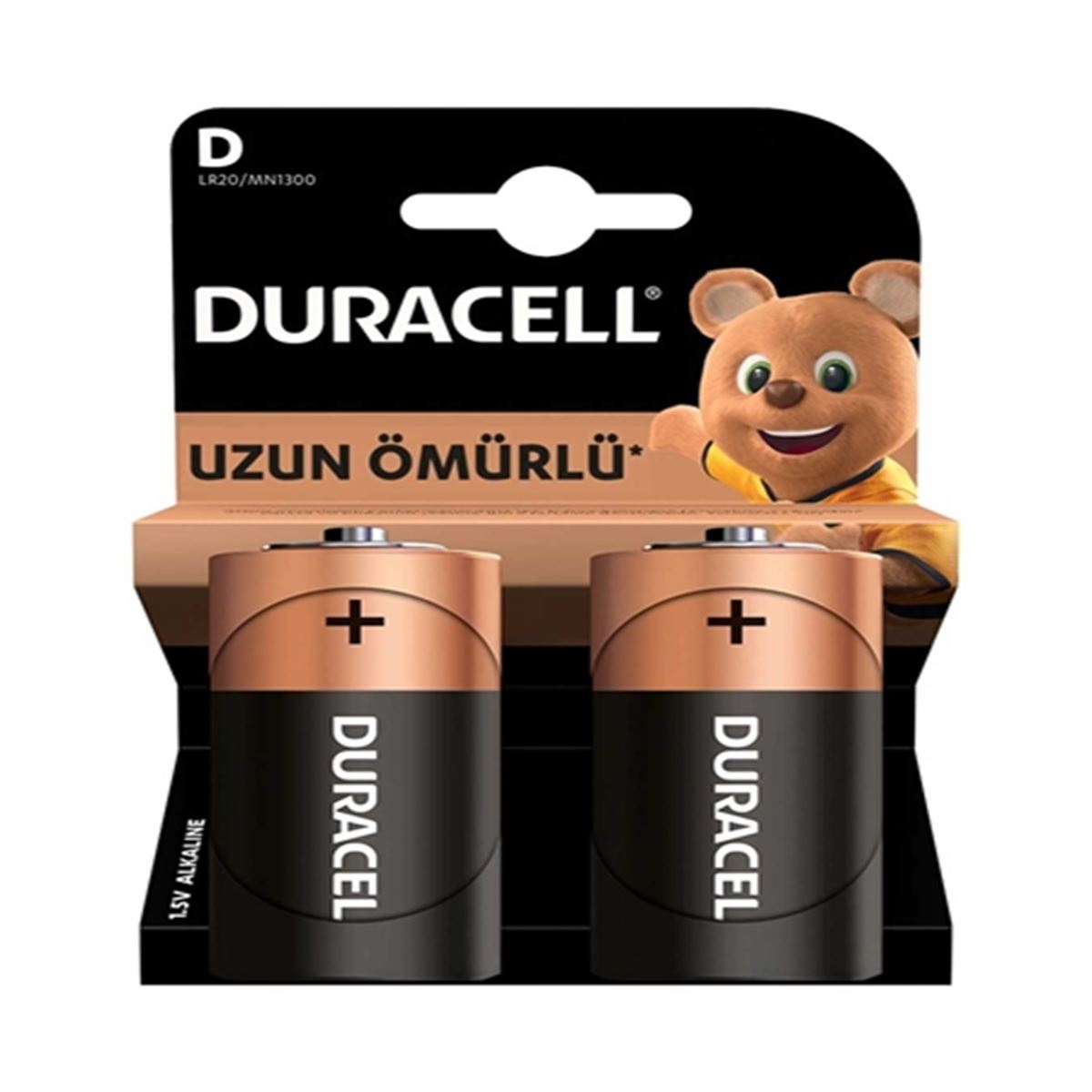 DURACELL PİL BÜYÜK BOY D LR20 - MN1300 1.5 V 2 Lİ 1