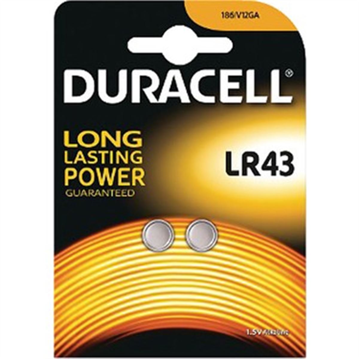 DURACELL SAAT PİLİ LR43 1.5 V 2 Lİ 1