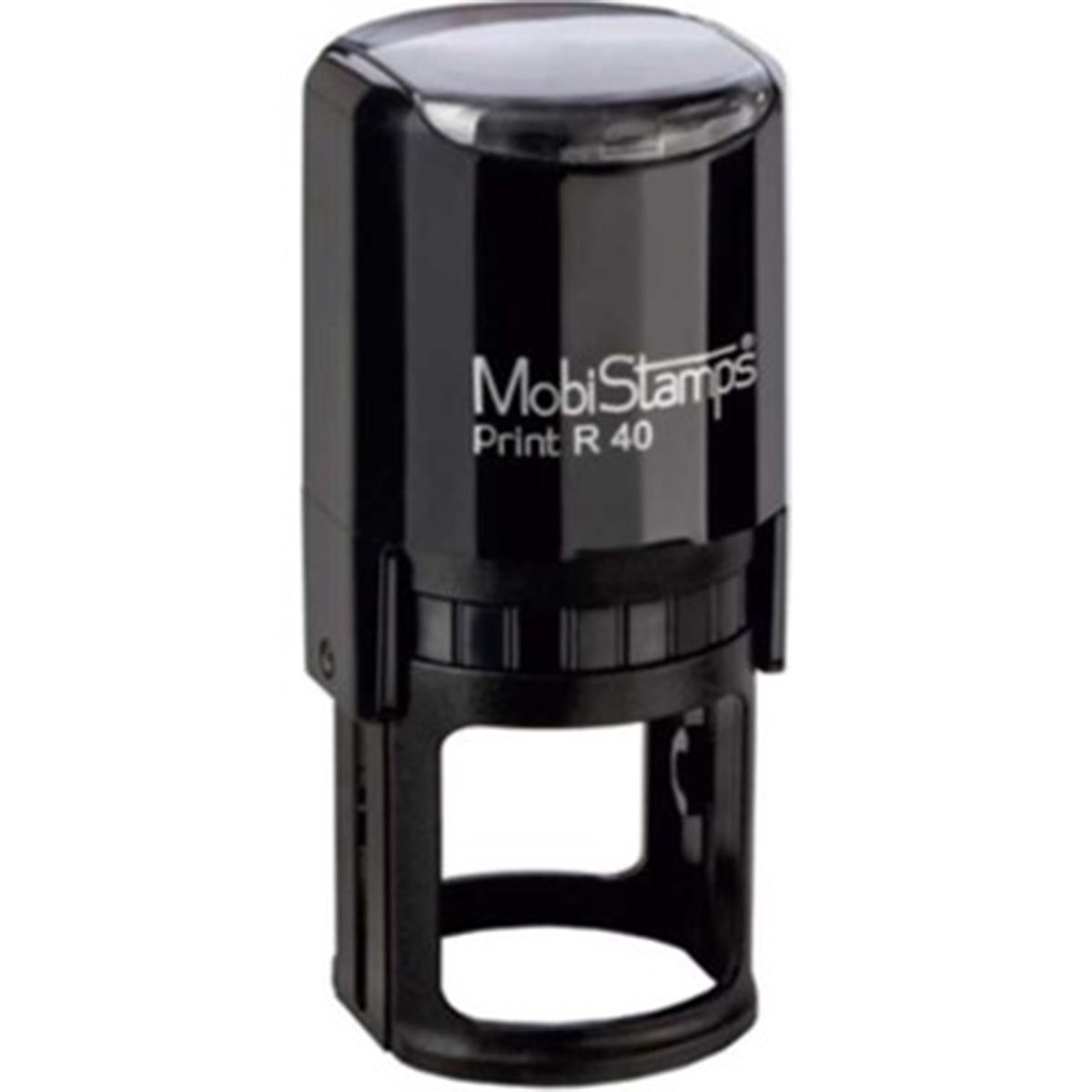MOBİSTAMPS KAŞE R40 YUVARLAK KIRMIZI KEÇE 40 MM 1