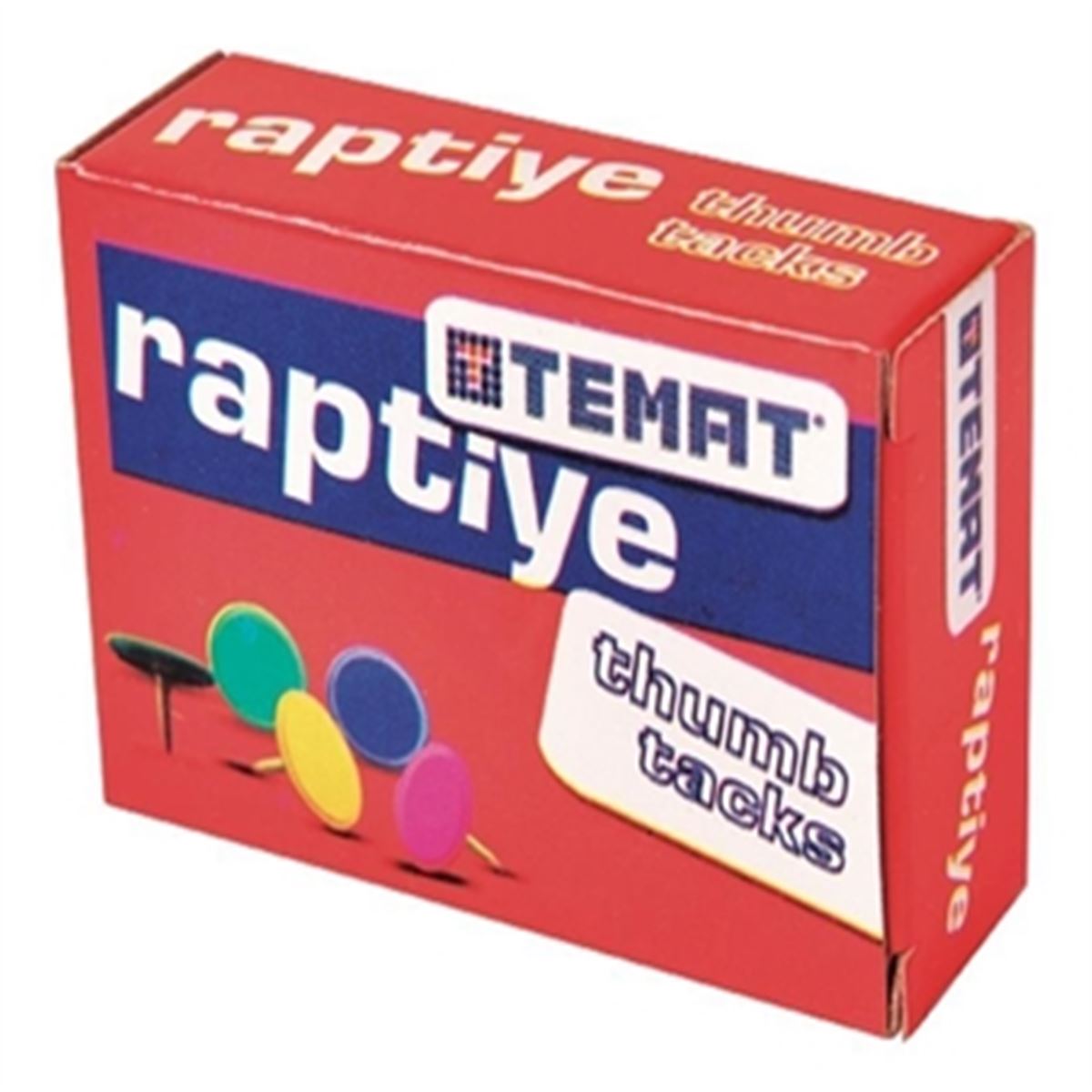 TEMAT RAPTİYE RENKLİ KARIŞIK 18 Lİ 300 16468 1