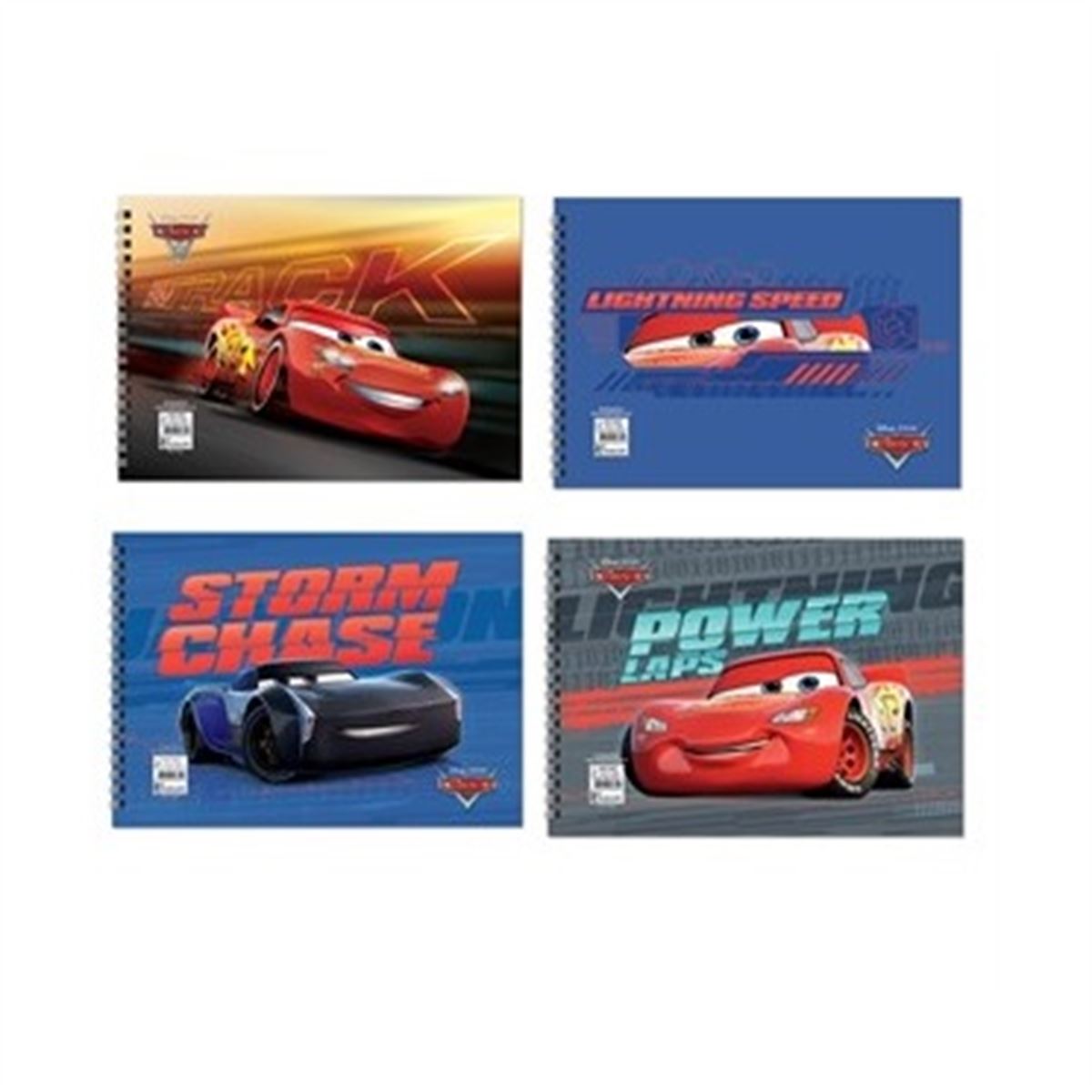 CARS RESİM DEFTERİ SPİRALLİ KARTON KAPAK 17x25 300115-33 24 LÜ 1