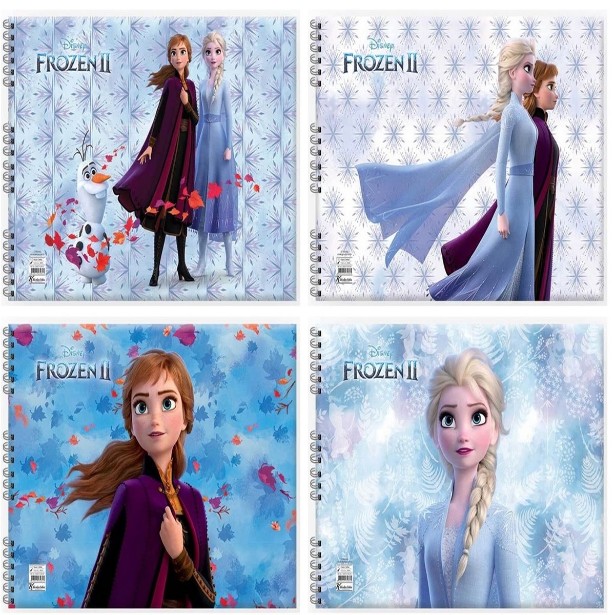FROZEN II RESİM DEFTERİ SPİRALLİ KARTON KAPAK 25x35 15 YP 24 LÜ 300215-92-04 1