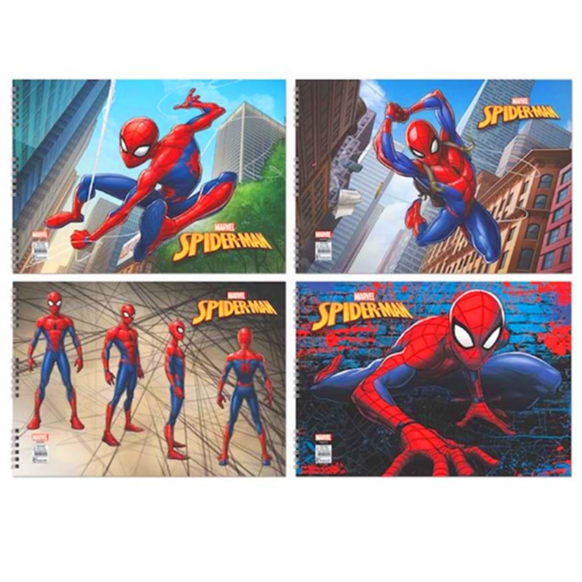 SPİDERMAN RESİM DEFTERİ SPİRALLİ KARTON KAPAK 25x35 15 YP 24 LÜ 300115-06 1