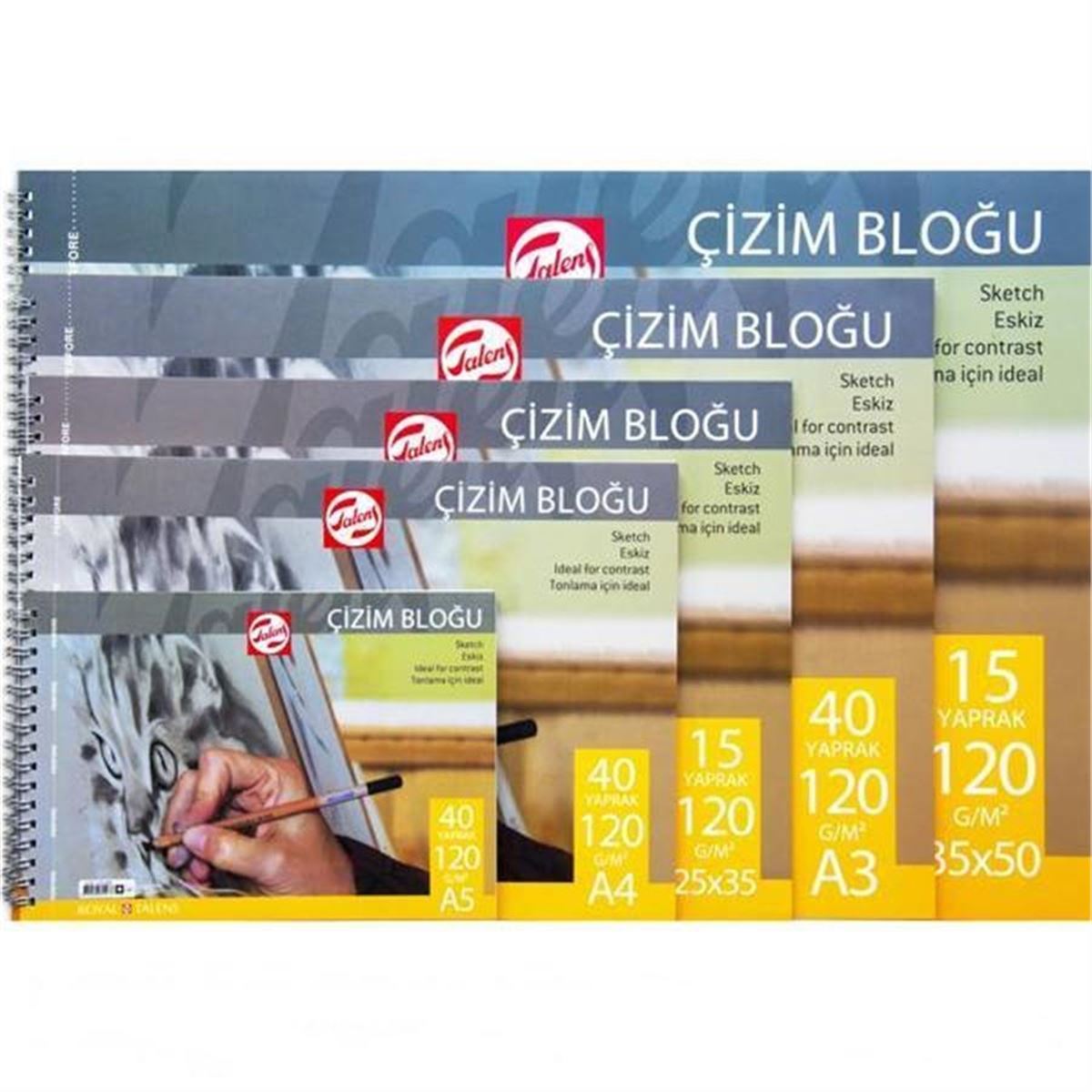 TALENS ÇİZİM BLOK T160355015 160 GR. 15 YP 35x50 1