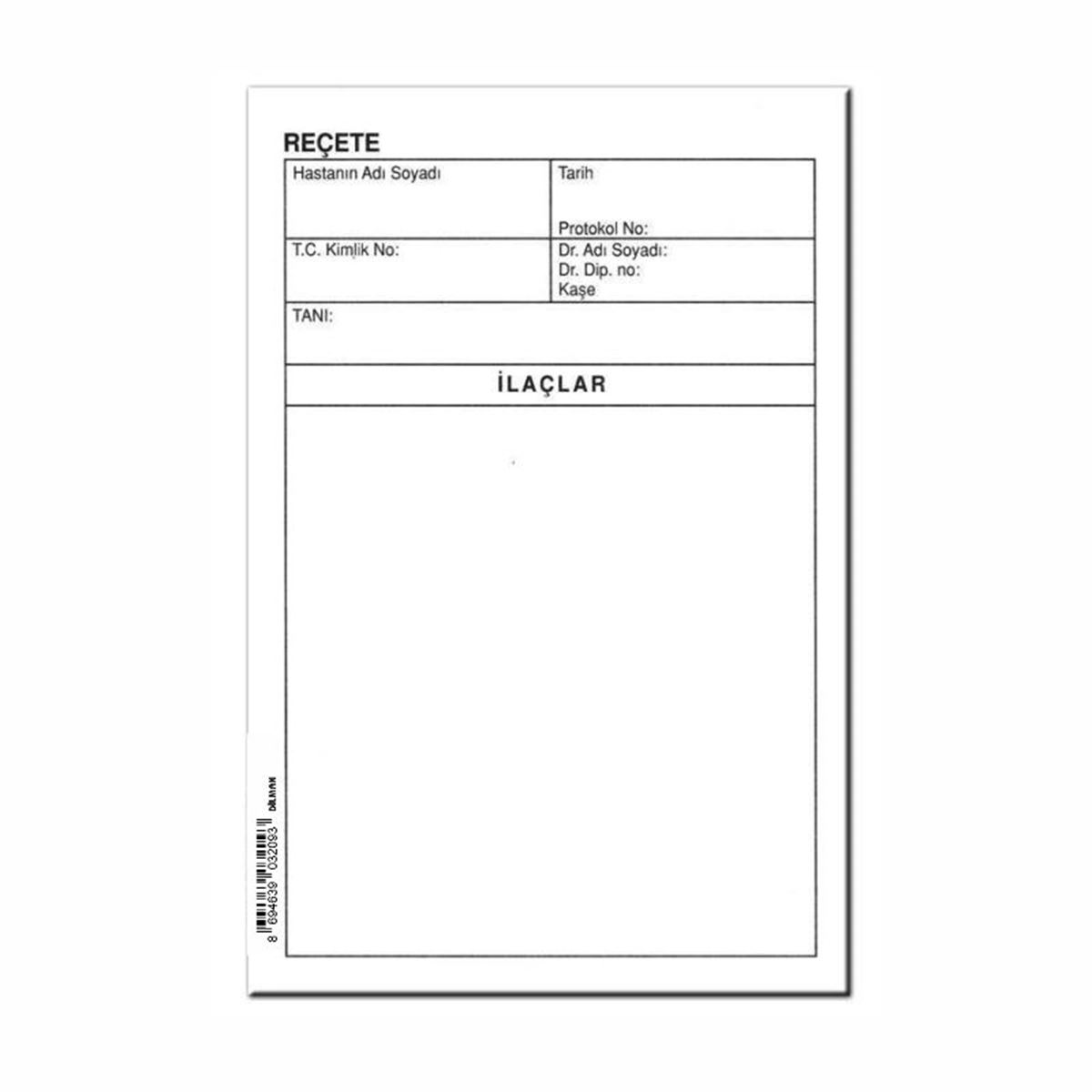 DİLMAN REÇETE 100 YP 6 LI 3209 1