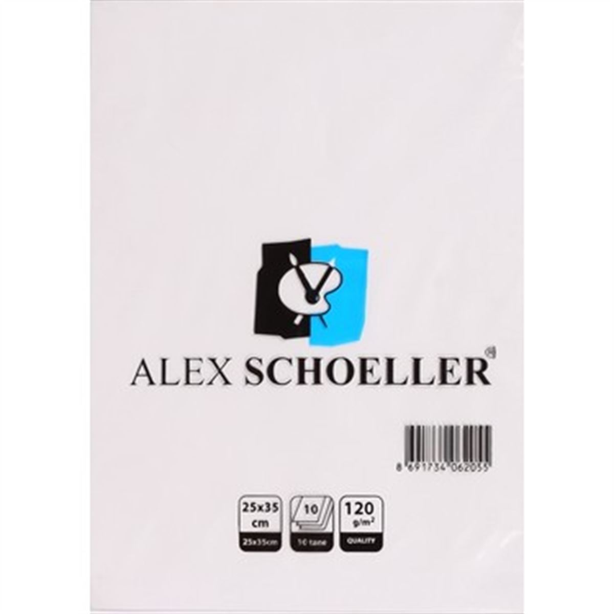 ALEX SCHOELLER RESİM KAĞIDI ALX-9814 25x35 120 GR. 10 LU 1