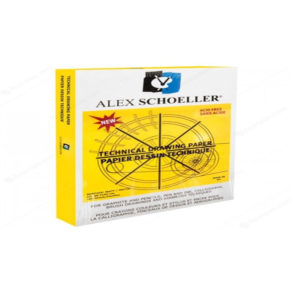 ALEX SCHOELLER RESİM KAĞIDI ALX-2306 50x70 200 GR. 25 Lİ 1