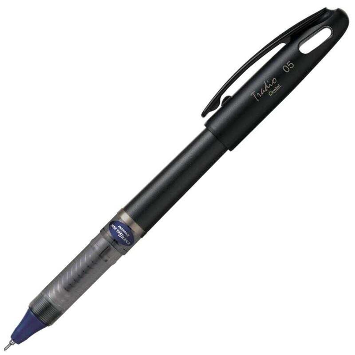 PENTEL İĞNE UÇ KALEM ENERJEL 05 MAVİ 12 Lİ BLN115A 1