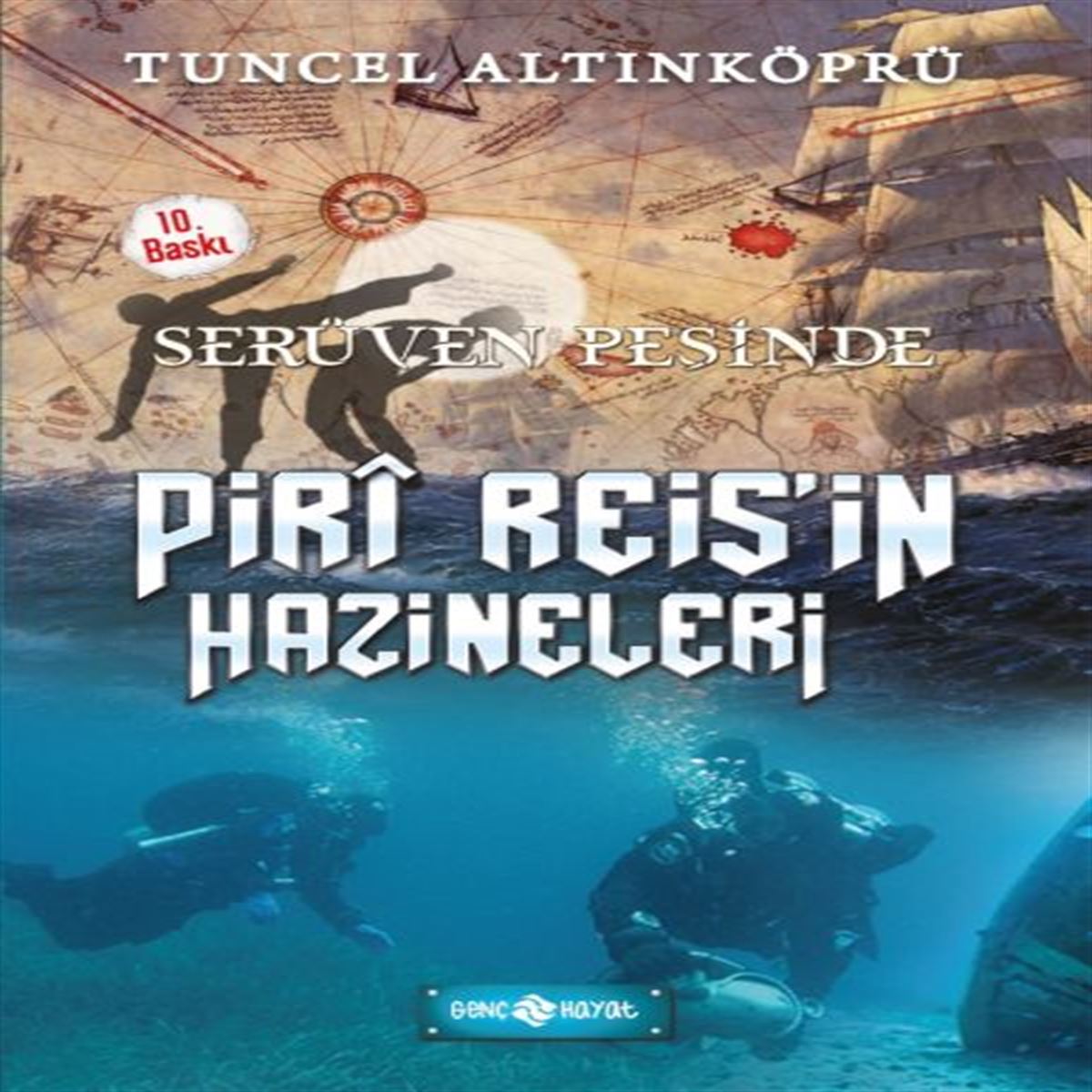 HAYAT ROMAN SERÜVEN PEŞİNDE 12: PİRİ REİSİN HAZİNELERİ (KARTON KAPAK) 1