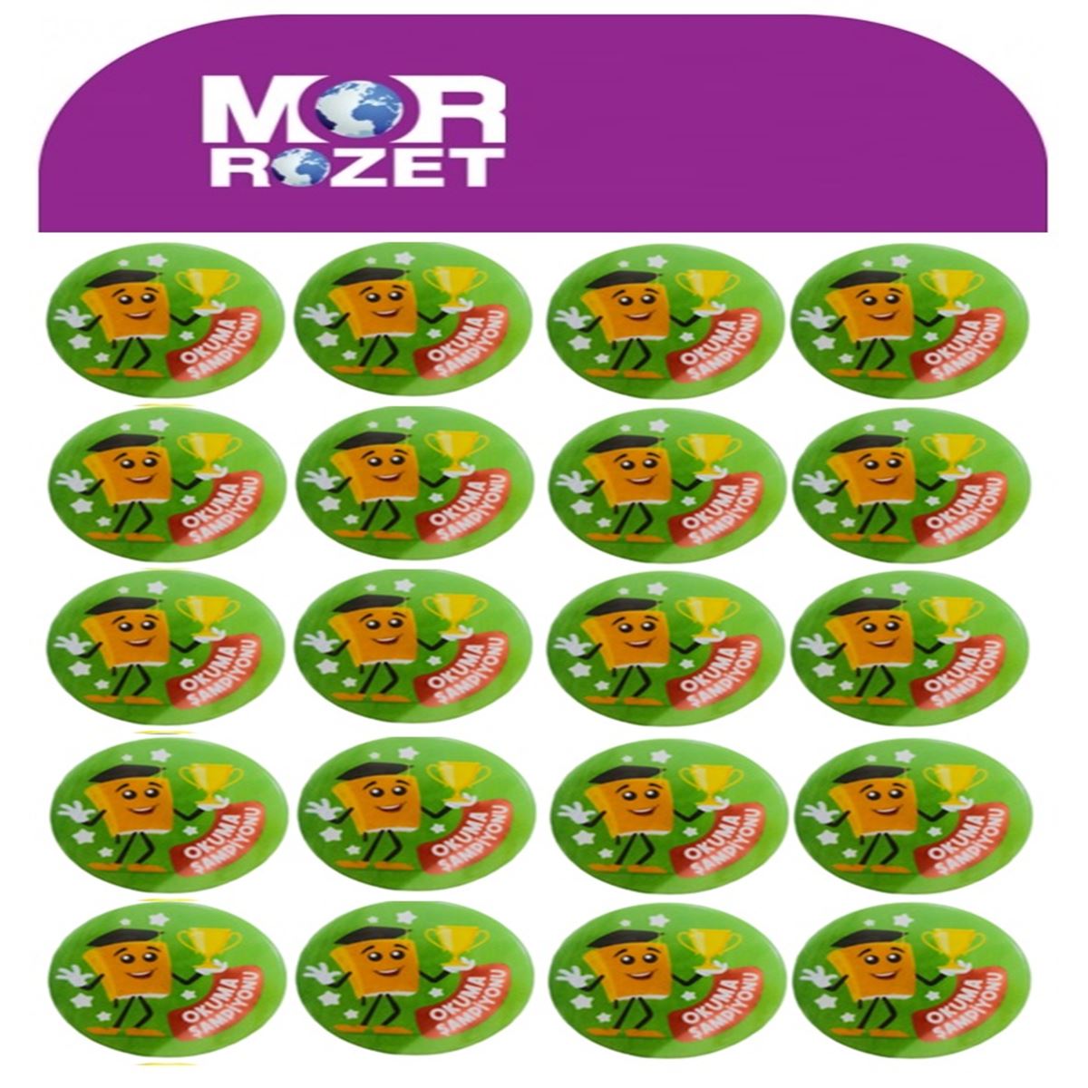 MOR ROZET OKUMA ŞAMPİYONU RZT-20 20 Lİ 1