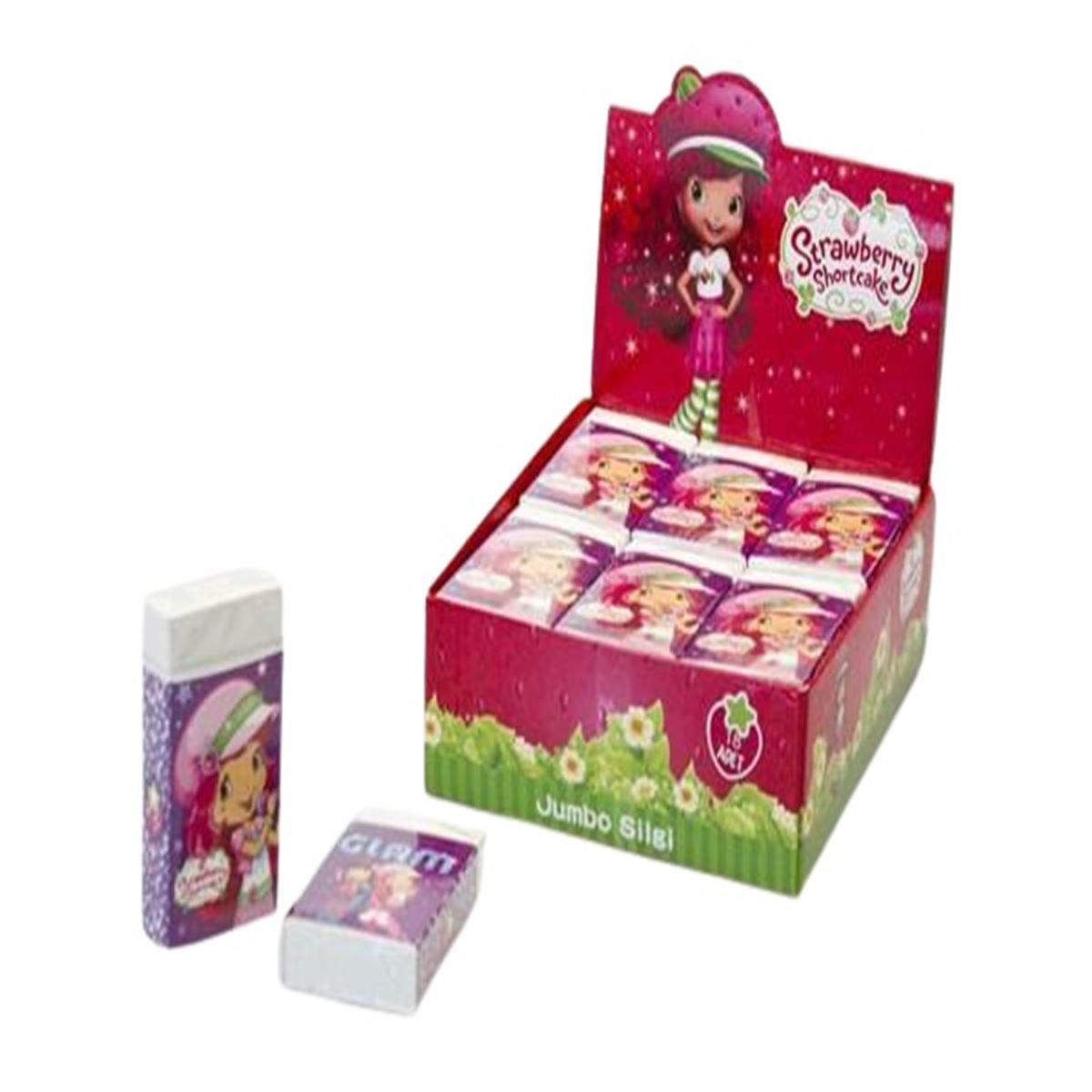 DOLPHİN SİLGİ SG-132884 ÇİLEK KIZ JUMBO 18 Lİ 1