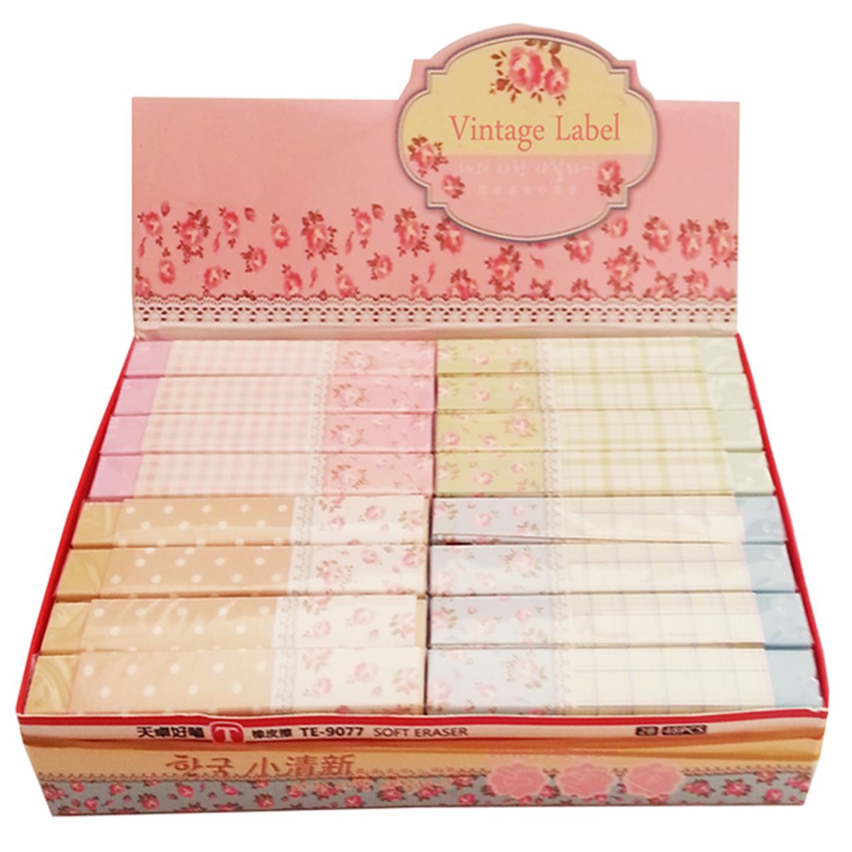 VINTAGE SİLGİ FLOWER İNCE UZUN 48 Lİ 1412 1