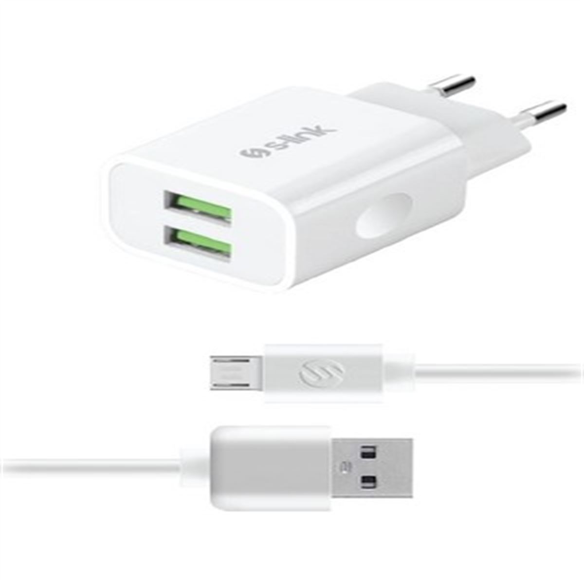 S-LINK ŞARJ CİHAZI SMG-130 MİCRO ÇİFT USB 1
