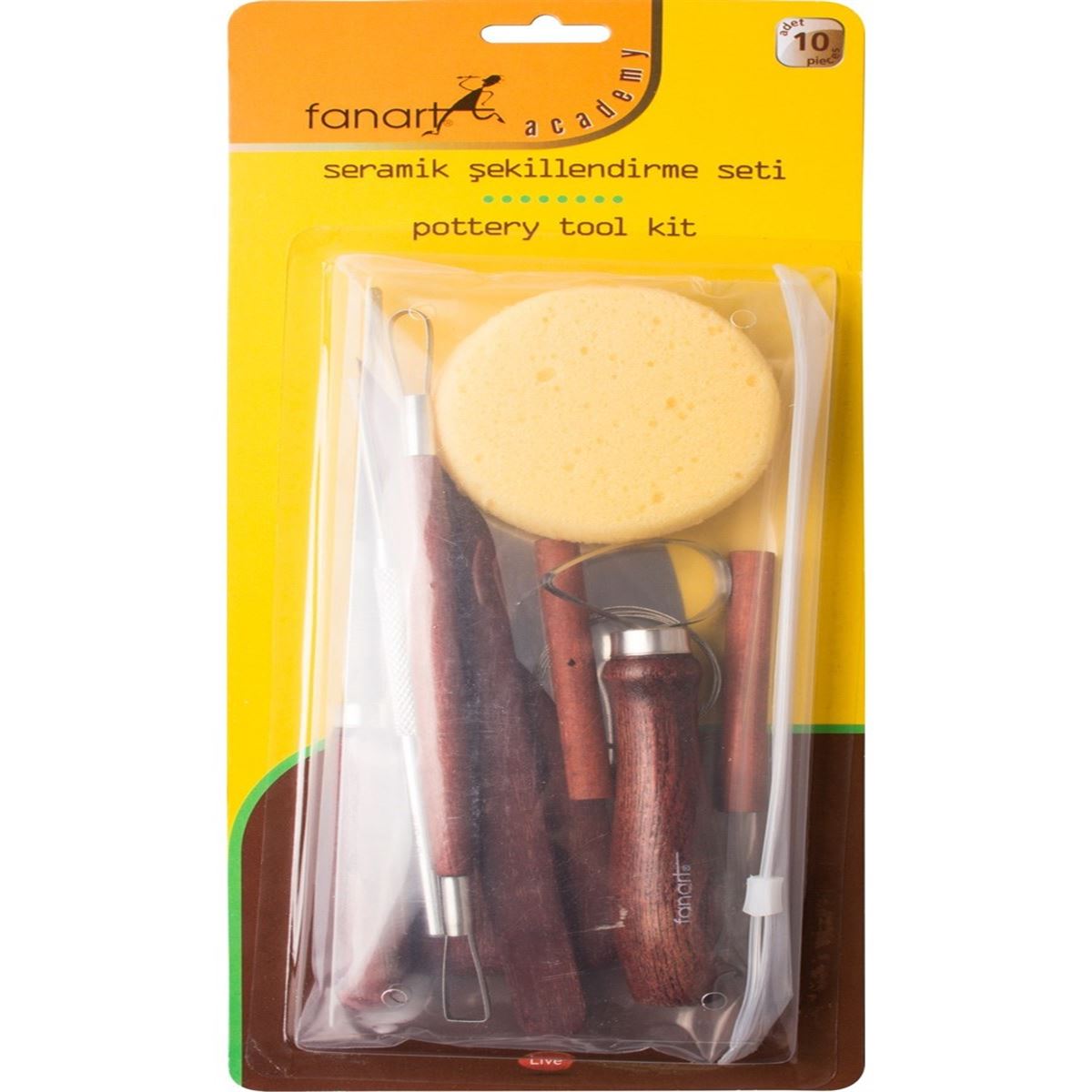 FANART SERAMİK ŞEKİLLENDİRME SETİ 10 LU F-9470-S1 1