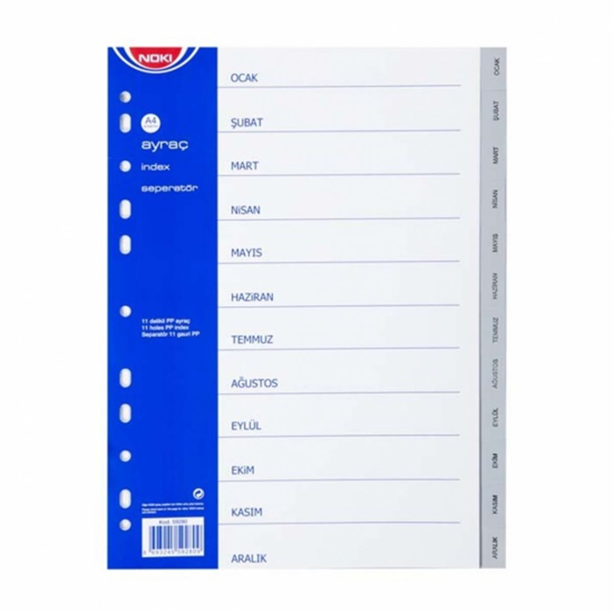NOKİ SEPERATÖR AYLAR OCAK-ARALIK PP 59280 1