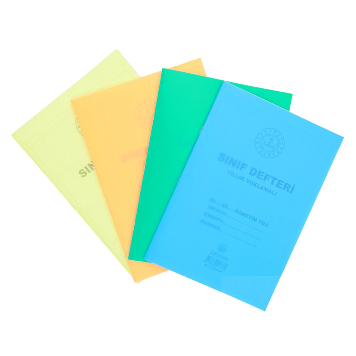 DİLMAN SINIF DEFTERİ 5376 PP KAPAK YILLIK YOKLAMALI 1